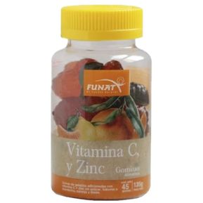 Vitamina C y Zinc 45 gomas FUNAT