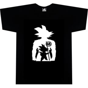 Camiseta Hombre Dragon Ball Anime Cosplay URBANOZ - Negro.