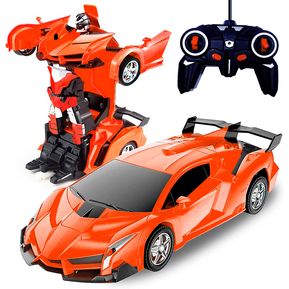 Carro Control Remoto Convierte En Robot Transformers Recarga