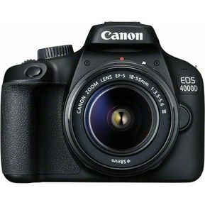 Canon EOS 4000D Black + Lens EF-S 18-55 DC III Cámara digit...