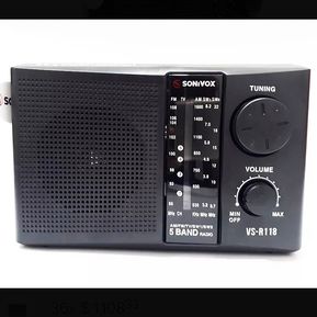 Radio Portátil 5 Banda Sonivox Am Fm Vs-r118 Con Antena