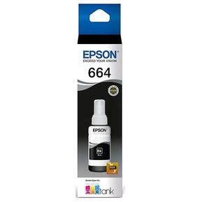 Tinta Epson 664 Negra Original  L220 L350 L130 L395 L495 L310