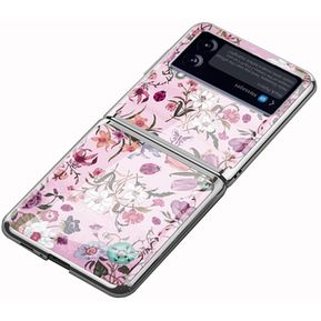 Funda para Samsung Galaxy Z Flip 3 Patrón Floral Retro