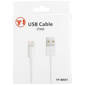 EY Durable 1M MFI Certified Charging Cord Charger Cable USB Cable For Iphone 6s Plus/ 6s/ 6 Plus/ 6/ 5 For Ipad For Ipod-White