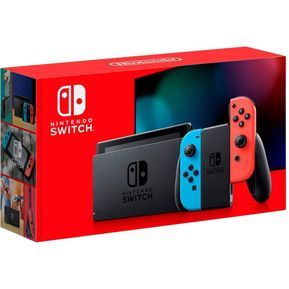 Consola Nintendo Switch  Azul Neon y Rojo Neon  Joy-Con Nuevo Modelo