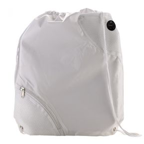 Tula Mochila Sporty Bag Molt En Poliester Bolsillo Exterior - Blanco