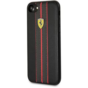 Funda Protector Case Ferrari Pista Italia Tipo Piel iPhone SE 3-Negro