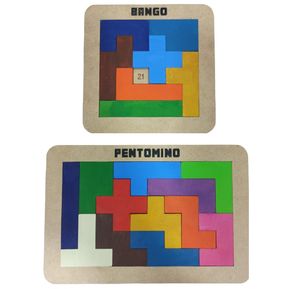 Pentomino + Bango 2 Juegos De Pensar Y Retar