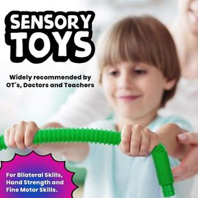 4 Pack Pop Tube Sensory Toys , Fidget To...
