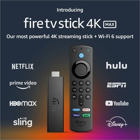 Fire TV Stick 4K Max Con Wi-Fi 6 Negro NUEVO