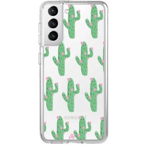 Funda Cactus Con Flor Rosa Shockproof Samsung S21