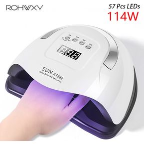 ROHWXY-lámpara para esmalte en Gel, secador de uñas UV LE...