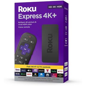 Roku Express TV 4K+ HDR Control Por Voz Reproductor Streaming