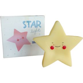 Lámpara Estrella Luz Noche Habitación Infantil Niños Y Niñas Amarillo
