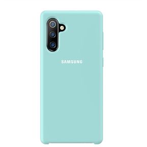 Funda Case Cover Samsung Galaxy Note 10+ Plus Anti-Caída Silicon - Azul