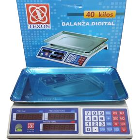 Bascula Electrónica Balanza Digital Gramera 40 Kg