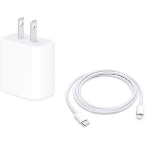 Cubo Cargador + Cable 1m Tipo C-lightning iPhone 12 / 12proMax