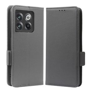 Estuche Para OnePlus Ace Pro/OnePlus 10T Billetera De Magnética Flip - Gris