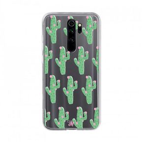 Funda Cactus Con Flor Rosa Shockproof Xiaomi note 8 pro