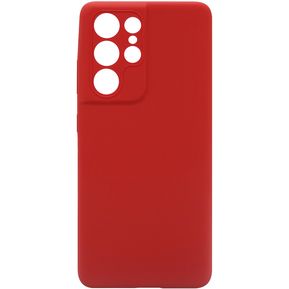 Estuche Silicone Case Samsung Galaxy S21 Ultra Rojo