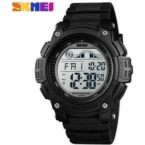Reloj deportivo para hombre SKMEI 50 M impermeable al aire libre reloj de pulsera Chrono fecha doble hora reloj de pantalla LED reloj despertador reloj Masculino