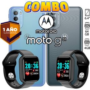 Combo 2 Celulares Motorola Moto G31 64GB...