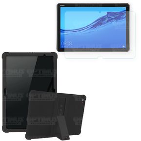 Kit Cristal y Estuche goma Tablet Huawei Mediapad M5 Lite 10.1