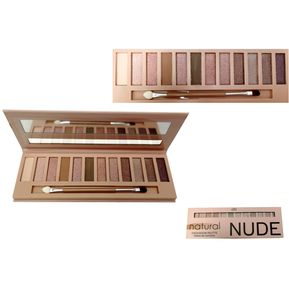 Maquillaje Profesional 12 sombras tierra Mate  Nudes