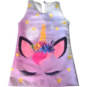 Vestido Para Niñas Unicornio Petite Shop i109 Violeta