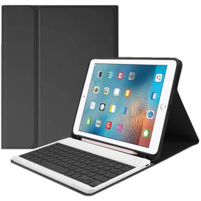Funda Smart Case Con Teclado Magnético Para iPad 7 8 9 Gen 10.2 Negro