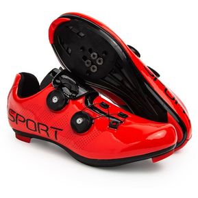 (#red)Trek-zapatos de bicicleta de montaña para hombre y mujer,zapatillas de bicicleta de carretera autoblocantes,SPD,para amantes,calzado plano para invierno