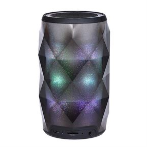 Altavoz Bluetooth inalámbrico Smart Touch Light Geode 7 luces LED coloridas negro