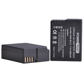 DMW-BLC12 batería de DMW-BLC12E + cargador Dual USB LCD para Panasonic Lumix DMC-FZ200,FZ300,FZ1000,FZ2500,G5,G6,G7,GX8