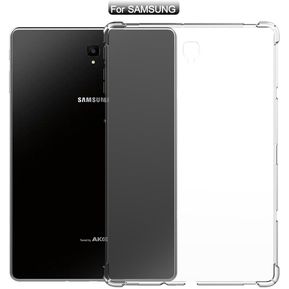 Funda de silicona para Samsung Galaxy Tab S4 T835 S5e T720 S6 T860 Lite P610 P615 S7 T875 transparente suave TPU cubierta posterior de la tableta