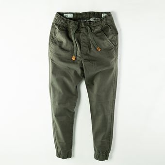 Venta Pantalon Hombre Verde Militar En Stock