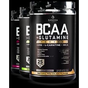Bcaa + Glutaimina  Powder Sascha Fitness 25S
