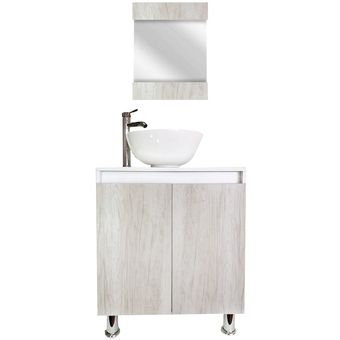 Mueble Organizador para Baño +Simple Blanco