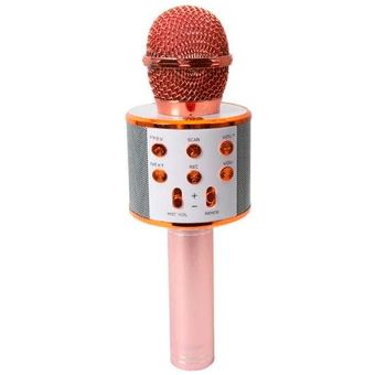 Microfono karaoke mk005 rosado philco 