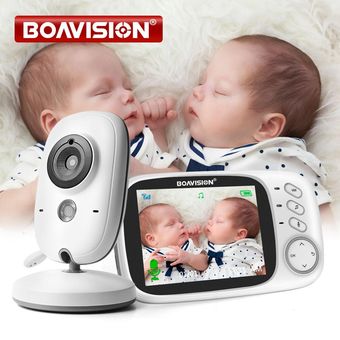 Monitor Bebé 3,2 Pulgadas Wifi Cámara Digital Inteligente con Visión Nocturna De Dos Vías De Hablar 