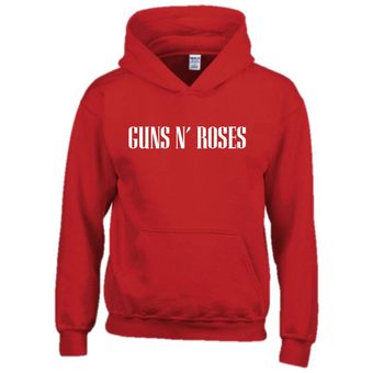 Buzo Rojo Capota Guns N Roses Hoodies Comics Store