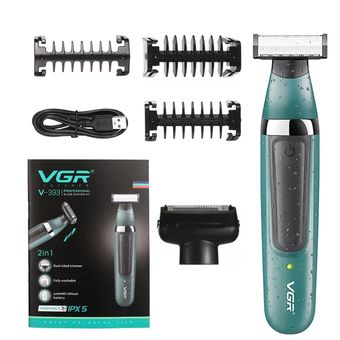 Maquina Corta Pelo Barba Trimmer Vgr V-262 Recargable Usb Negro