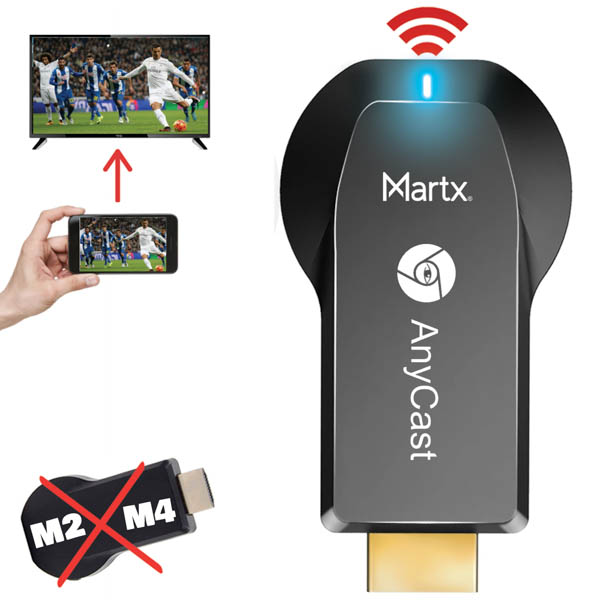 Anycast M9 Plus Receptor Hdmi Chromecast Celular Smart Tv