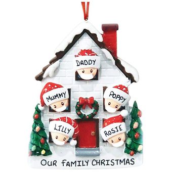 Personalizado Sobrevivido Familia de Ornamento Decoraciones navideñas 