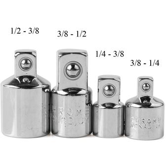 4pcs 14 38 12 Drive Socket Adaptador Convertidor Reductor De Impacto De Aire Craftsman Socket Wrench Adaptador De Herramientas De Mano Conjunto