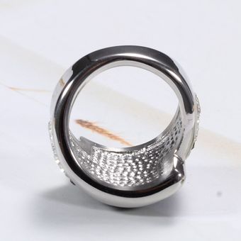 316l Gradient Crystal Jewelry Lady Marriage Ring Lady Fiesta 