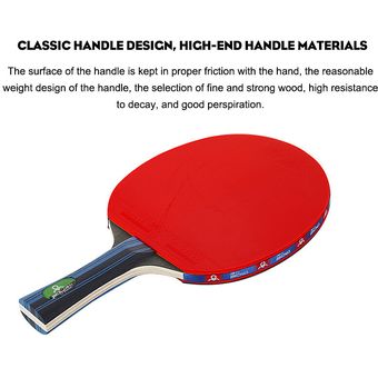 DOUBLE HAPPINESS TABLE TENNIS HURRICANE WANG RACKET PING PONG PADDLE LONG GRIP 