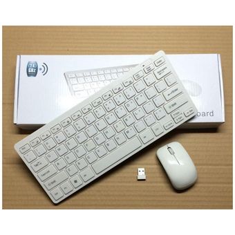 Teclado alambrico online blanco