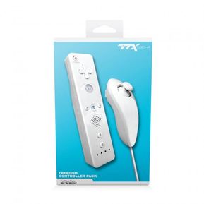 Paquete de controles Freedom TTX Tech para Wii y Wii U-Blanc...