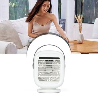 Rotativo portable del ventilador del ventilador fría agua silenciosa de carga USB para oficinas pequeñas Para Ventilador 