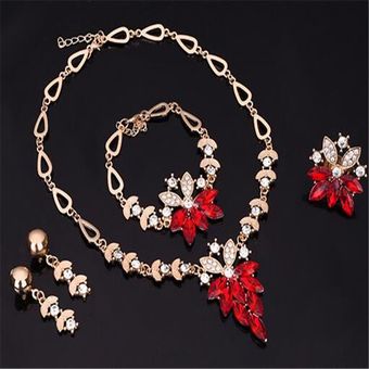 Hot African Women Jewelry Suite Women Gold White White Gold 